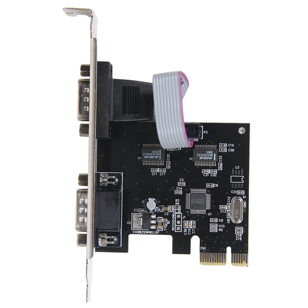 PCI-E To 2 Serial Card
