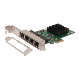 PCI-E 4-port Gigabit Ethernet Controller Card