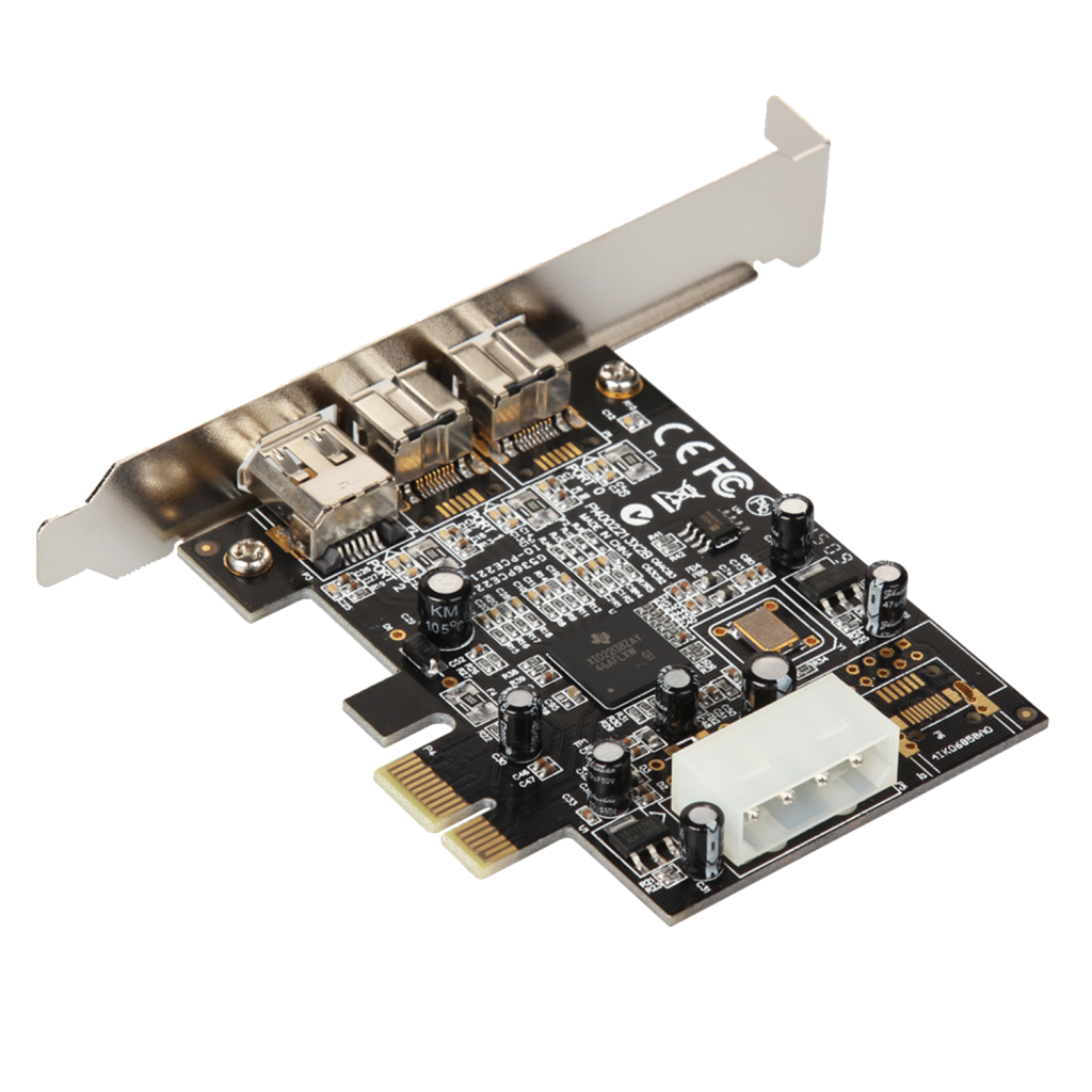 PCIE 2 x 1394B + 1 x 1394A FireWire Controller Card