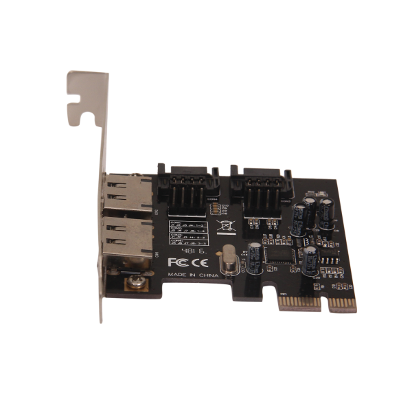PCI-E To SATA Card (2 EXT + 2 INT Ports)