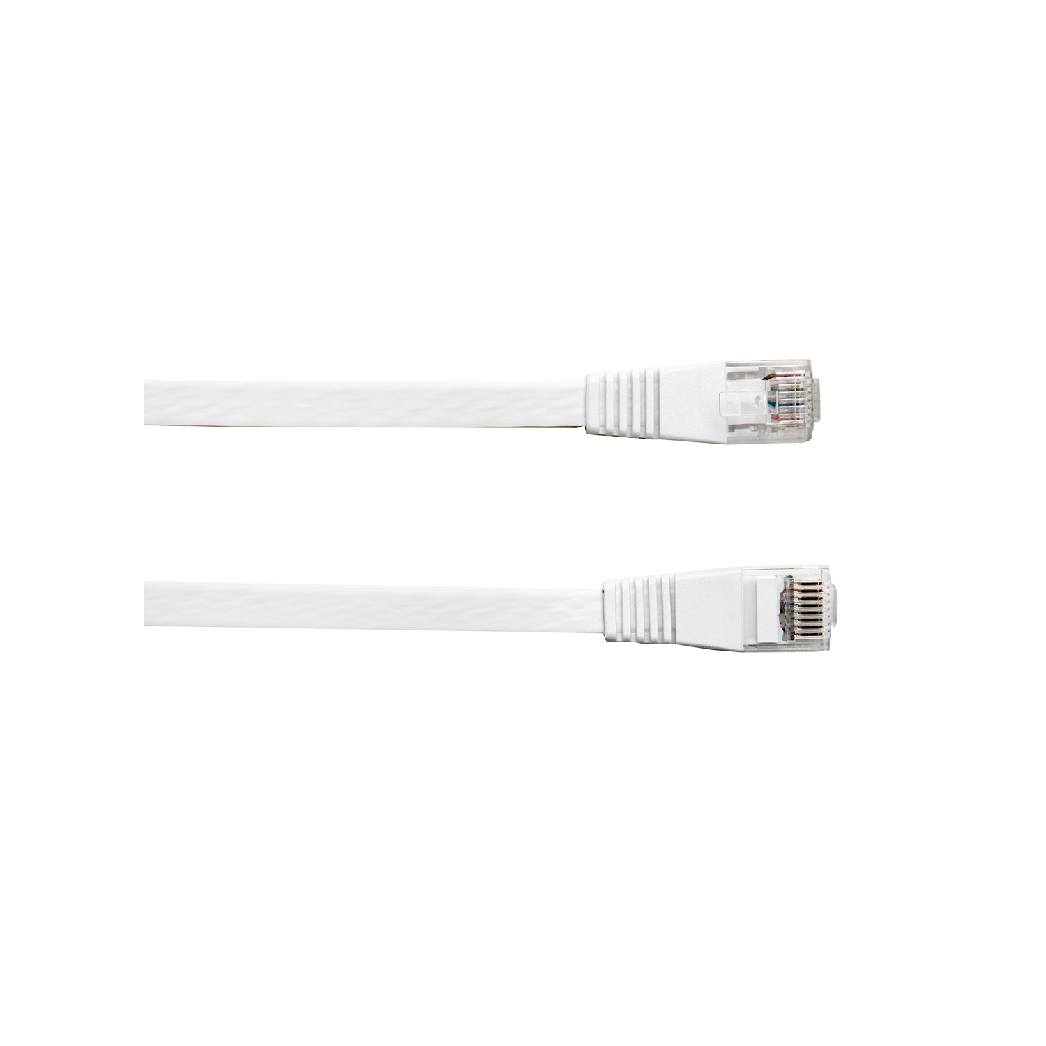 Cat6 Ultra-Thin Flat Ethernet Patch Cable – 5m White