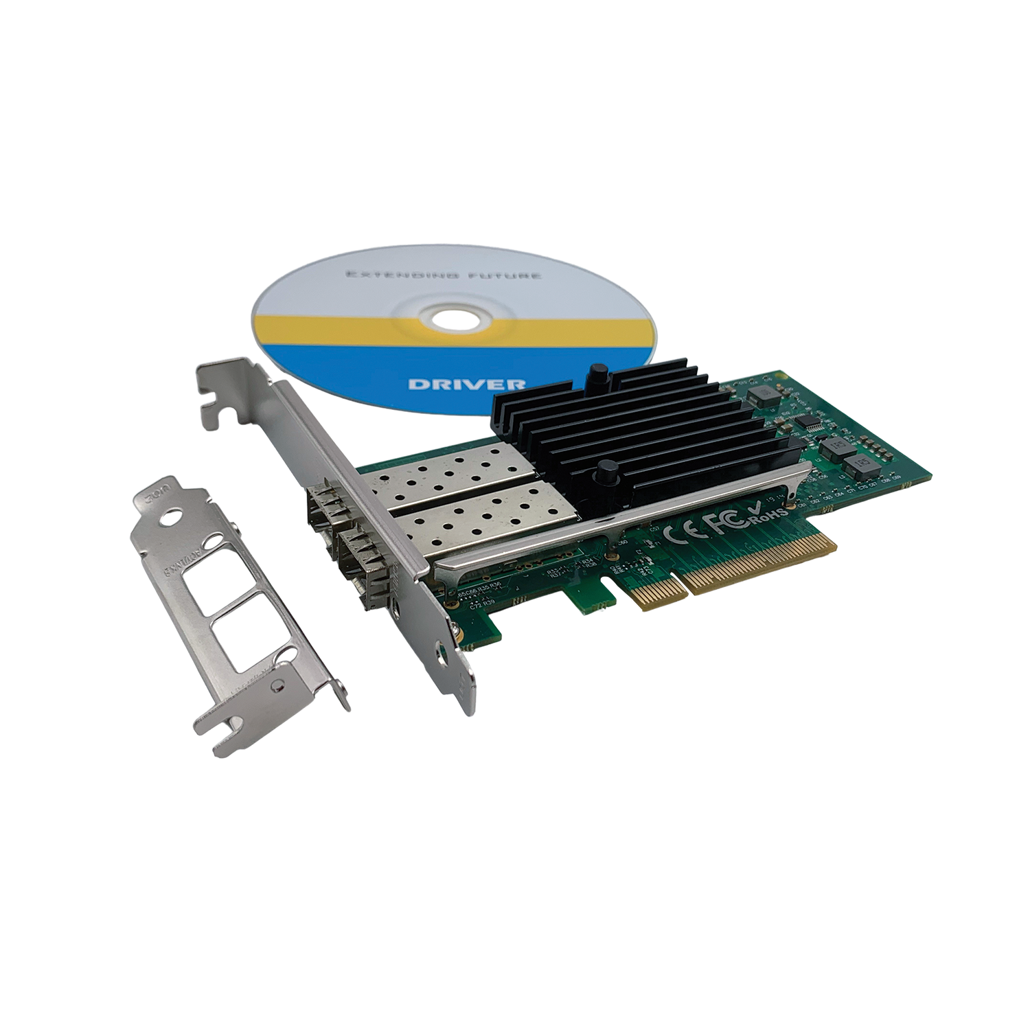 PCIe x8 10GbE LAN 2SFP (Intel X520-DA2/SR2 Chipset)