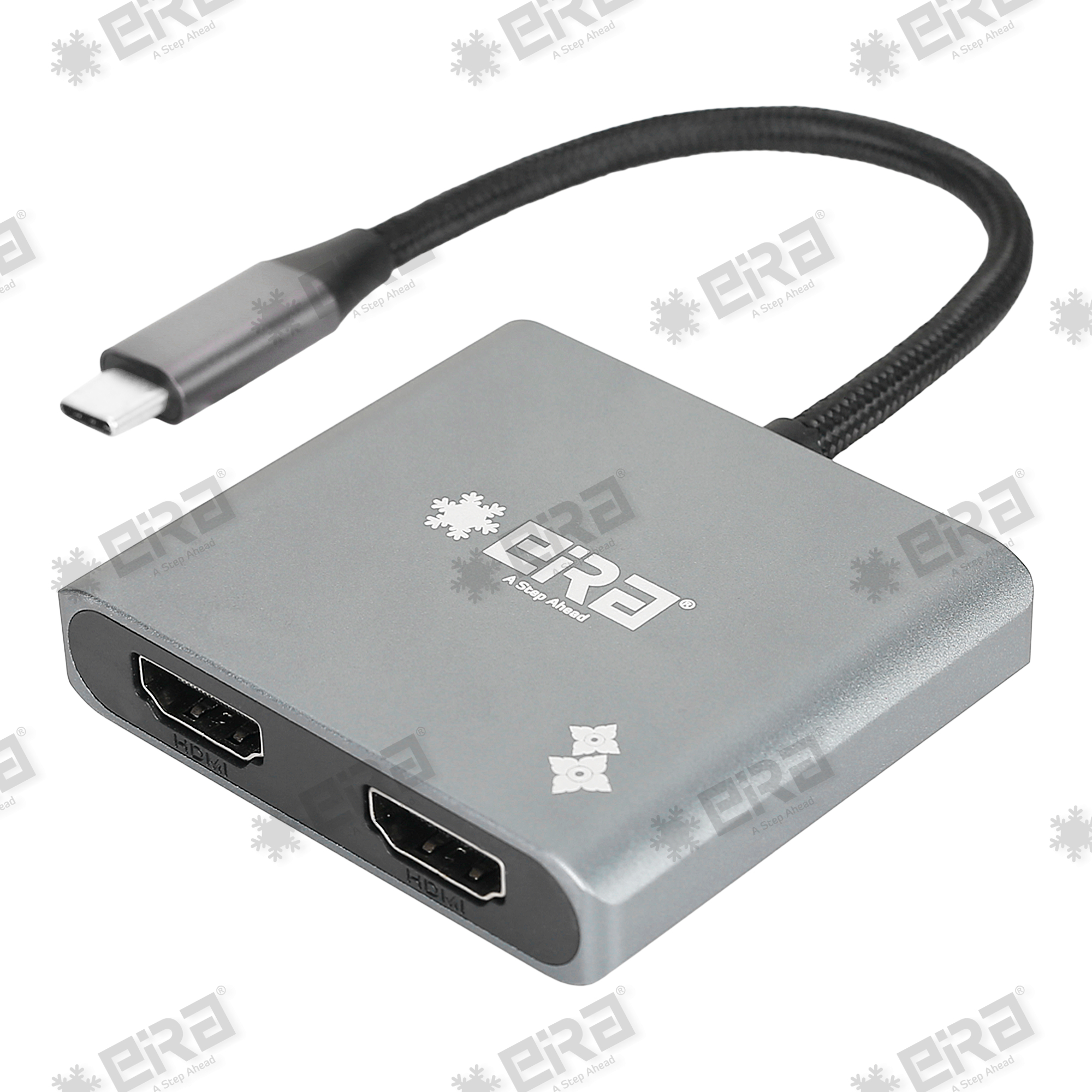 KYYKA Adaptateur USB C vers Double HDMI 4K @ 60 Hz, convertisseur
