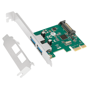 PCIe x1 to USB 3.0 Card (2-Port)