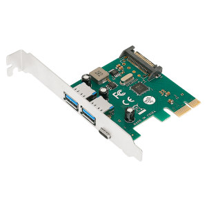 PCIe x1 to USB 3.0 Card (2A+1C)