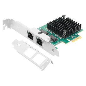 PCIe x1 to 2-Port 2.5G Lan Card (Intel i225 Chipset)
