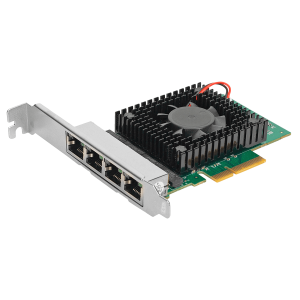 PCIe x4 to 4-Port 2.5G Lan Card (Intel i225 Chipset)