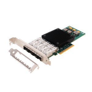 PCIe x8 to 10GbE LAN Card 4SFP (Broadcom BCM57840 Chipset)