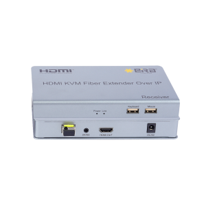 HDMI Fiber Extender over IP with KVM (20km), 1080P (Reciever unit only)